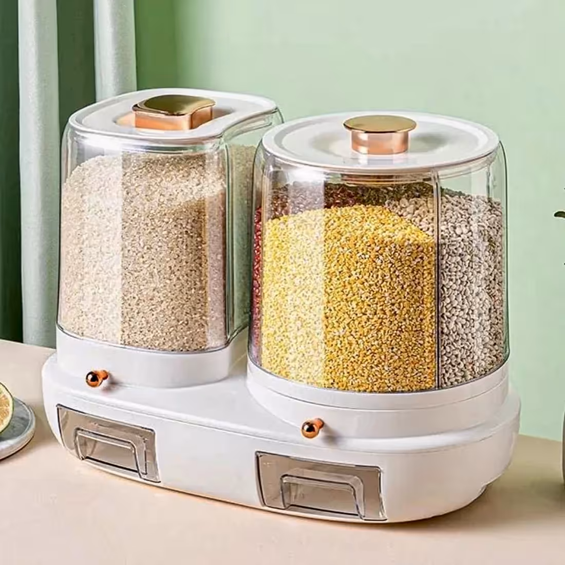 باکس حبوبات و برنج دوقلو وارداتی