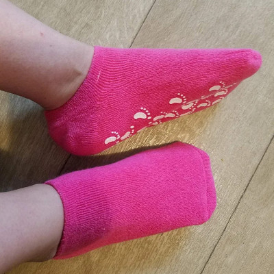 جوراب سیلیکونی مراقبت و ضد ترک پا Spa Gel Socks اصلی