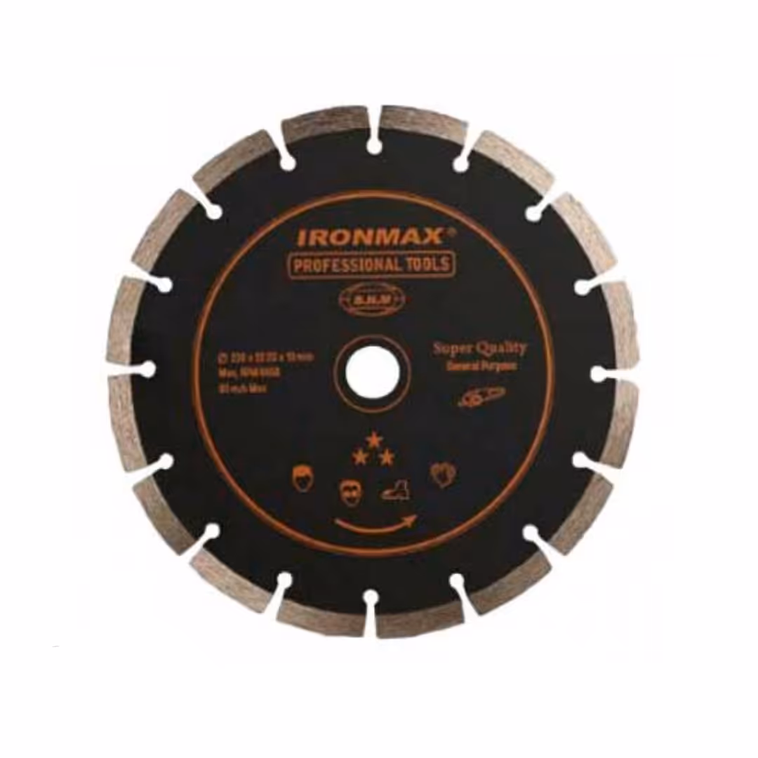 تیغ گرانیت بر 230 میلیمتر آیرونمکس ironmax ایرون مکس 23 سانت ( ارسال رایگان ابزار حسین)