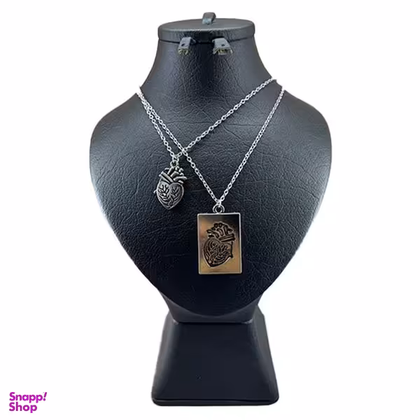 گردنبند مدل قلب کد 69634520 مجموعه دو عددی