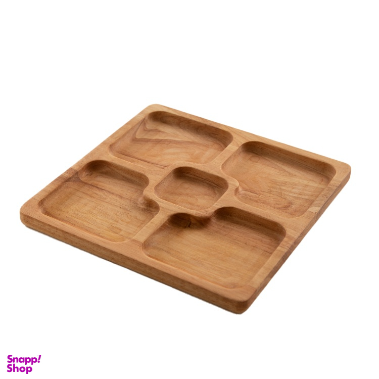 اردو خوری چوبی مدل 5 خانه مربع کد 104