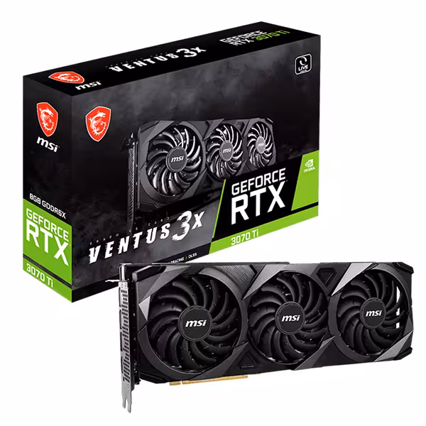 کارت گرافیک ام اس آی مدل RTX 3070 Ti VENTUS 3X 8G OC - پردیس پازار