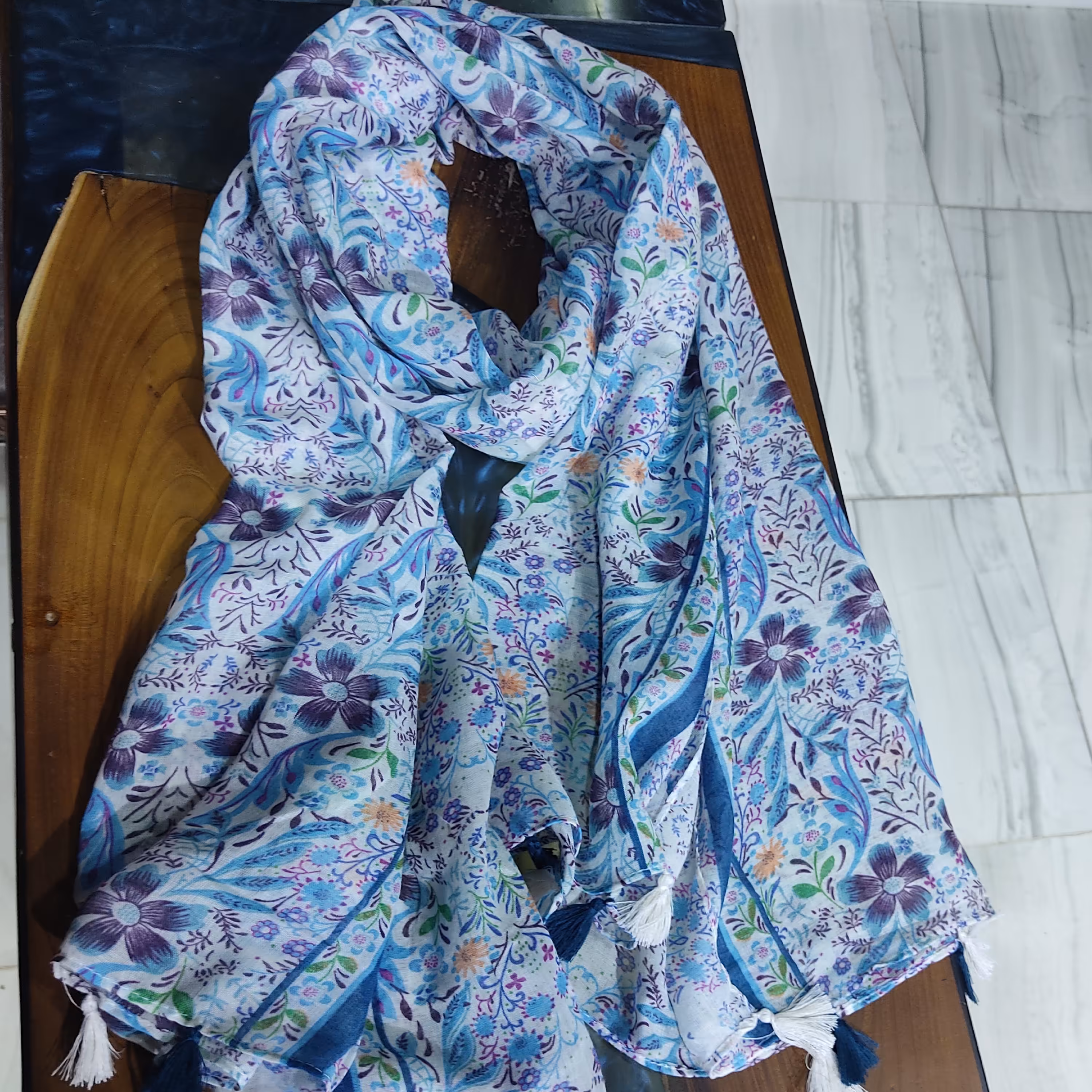 شال نخی بهاره گل کل