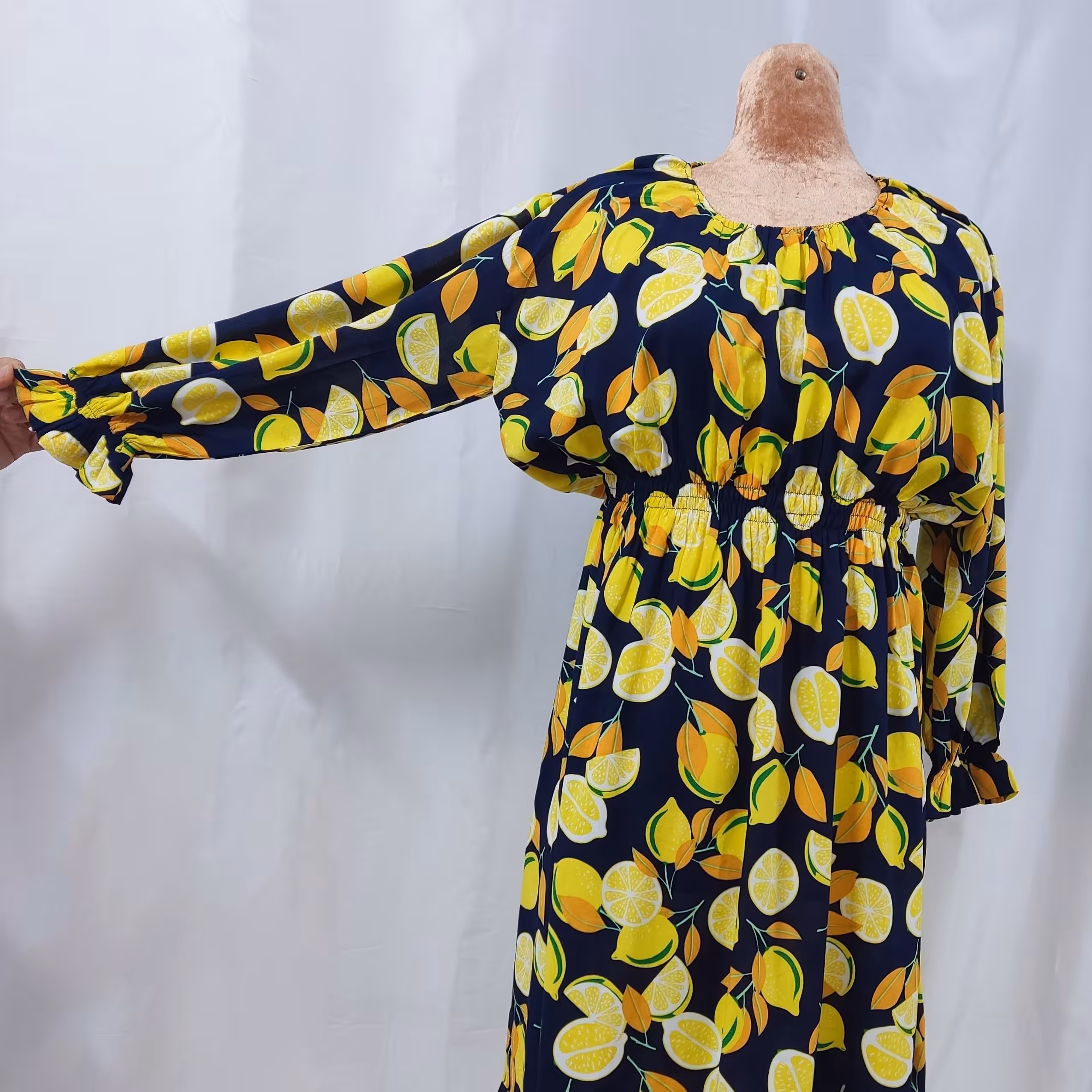 ساحلی نخی آستین بلند 