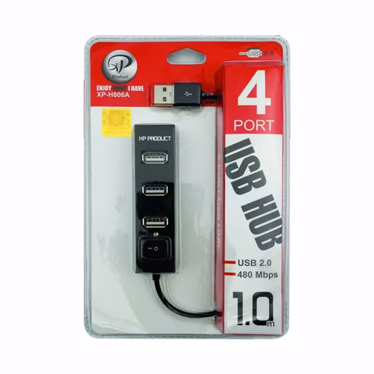 هاب 4 پورت USB 2.0 مدل H806
