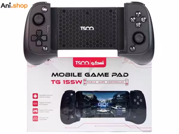 دسته بازی تسکو مدل TG155W مناسب برای گوشی موبایل کد 113