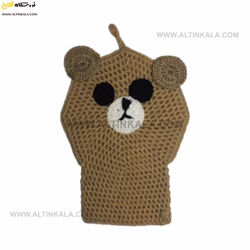 لیف حمام دست باف مدل عروسکی سایز کودک