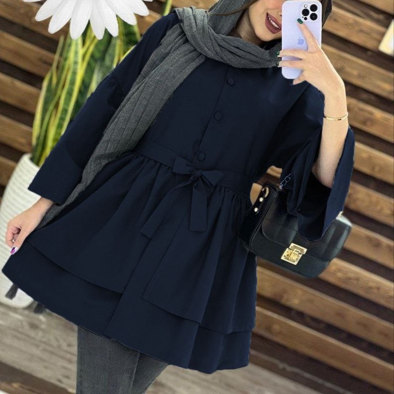 مانتو عروسکی دودامنه سابرینا
جنس داکرون