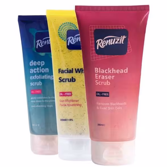 اسکراپ رینوزیت از بین برنده جوش سرسیاه
حاوی روغن درخت چای و سالیسیلیک اسیدپاکسازی پوست ازسلول مرده و چربی،روشن کننده