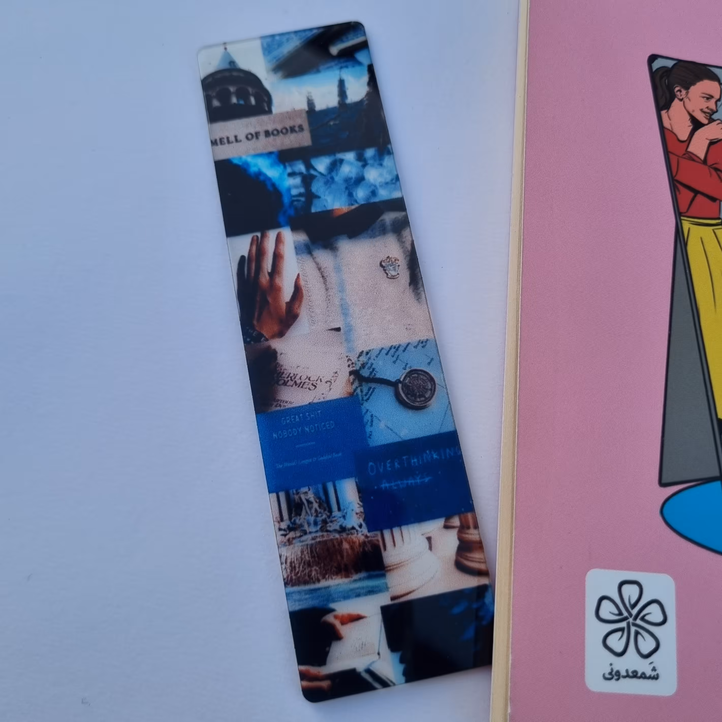 نشانک کتاب (بوک مارک) شفاف طرح 12 سایز 14 در 4.5 سانتی متر  فروش تک و عمده با یه تخفیف خاص اونو سفارش بده،با کیفیت بالا 