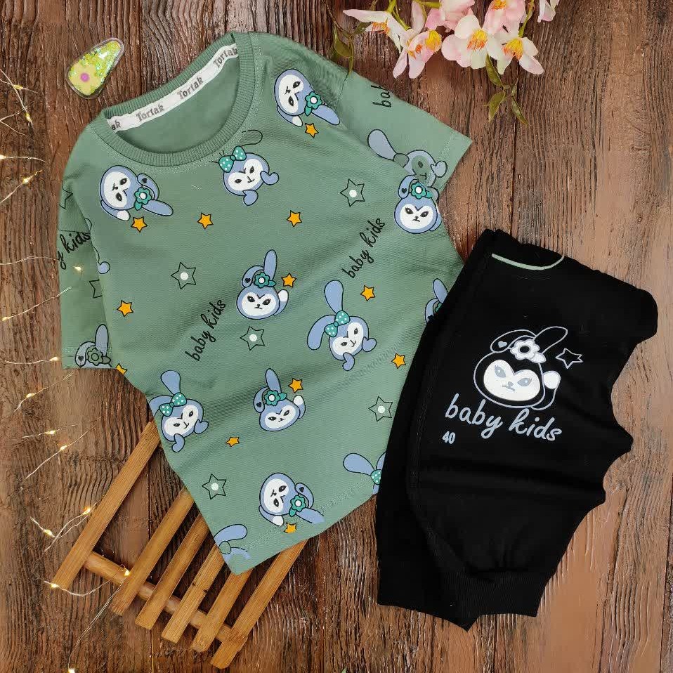 تیشرت و شلوارک دخترانه baby kids