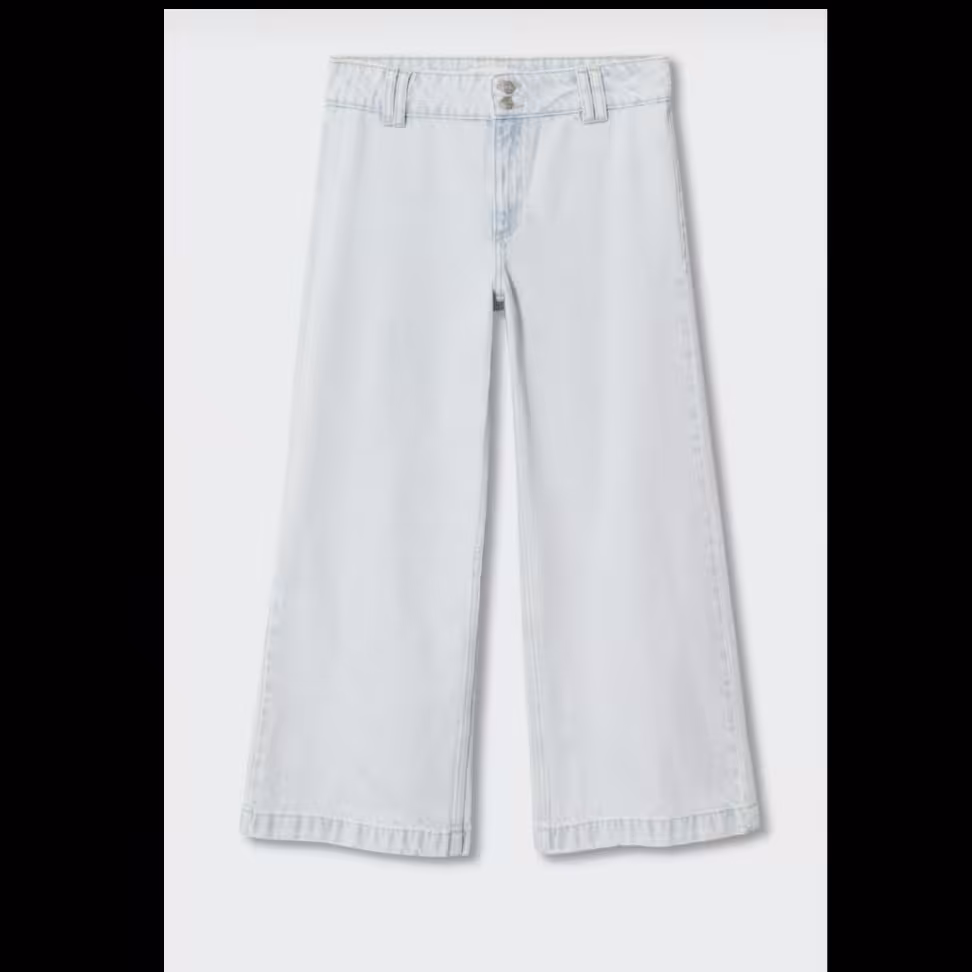 شلوار لی بگ مارک mango وارداتی رنگ یخی تخفیف خییلی ویژه زیر قیمت