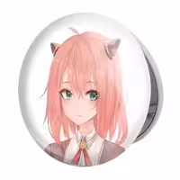 آینه جیبی خندالو طرح انیا انیمه اسپای ایکس فمیلی Spy X Family مدل تاشو کد 22184