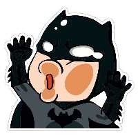 استیکر لپ تاپ طرح batman مدل marvel33