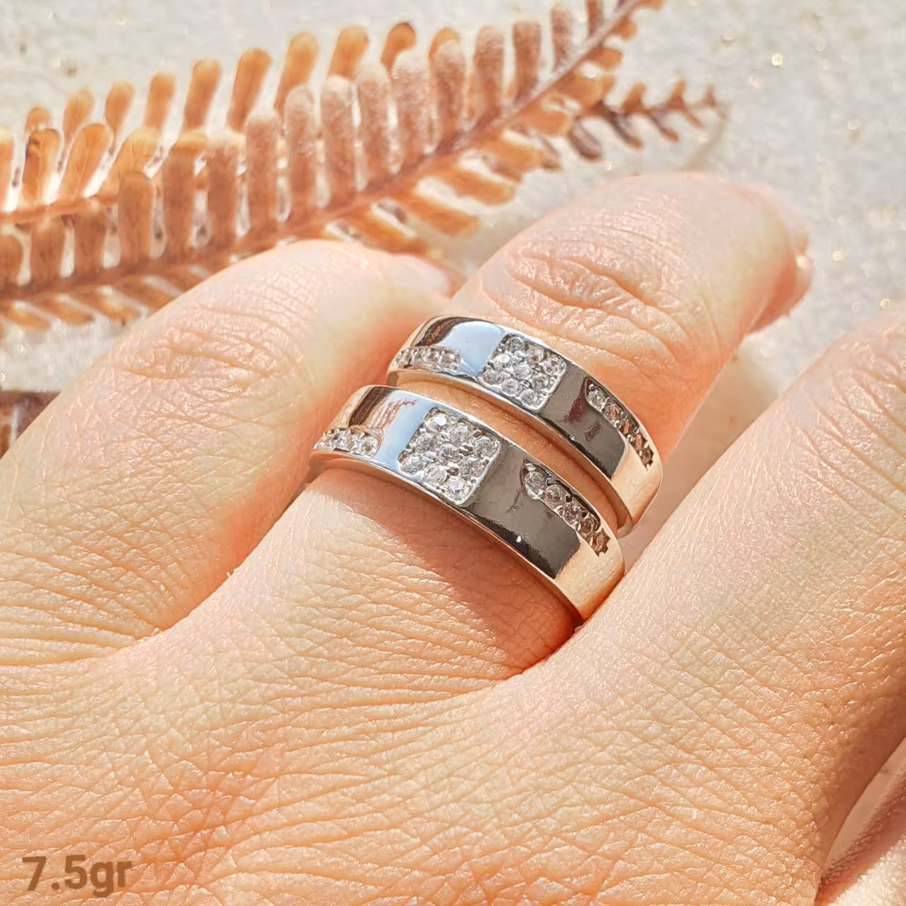 حلقه ست نقره کد S-10002-8