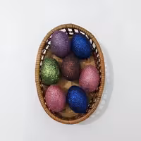 16 عدد تخم مرغ اکلیلی جهت تزیین هفت سین