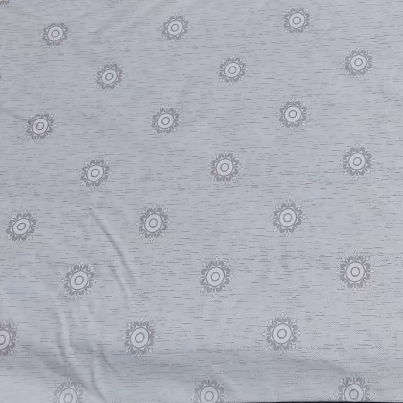 پارچه ملحفه مدل کرم دایره ای تمام پنبه عرض 2.40