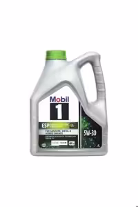 روغن و مکمل موتور 1 ESP 5W 30 مصنوعی کامل پیشرفته 4 LT. Mobil