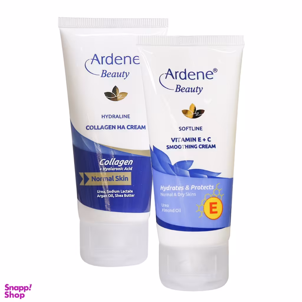 کرم نرم کننده آردن (Arden) حاوی ویتامین C+E مناسب پوست خشک و نرمال حجم 50 میلی‌ لیتر مجموعه 2 عددی