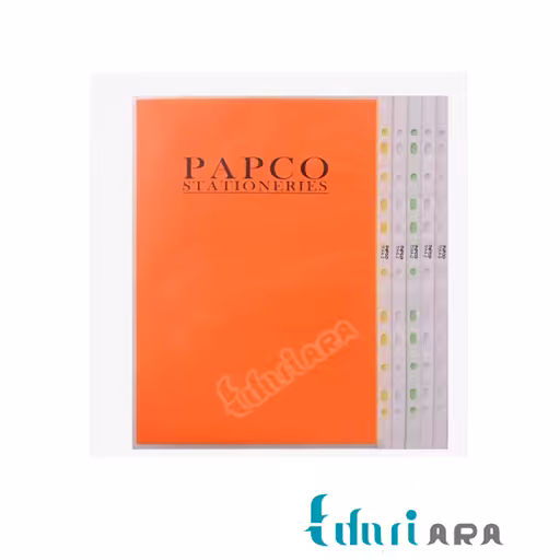 پوشه کیسه ای آج دار بی رنگ (بسته 100 عددی)