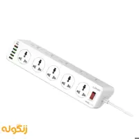 چند راهی برق و شارژر الدینیو مدل LDNIO SC 10610 - زنگوله