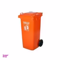 سطل زباله سبلان کد 202 ظرفیت 120 لیتر (چرخدار و بدون پدال)