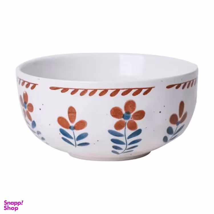 کاسه آبگوشت خوری طرح گل قرمز کد 0015