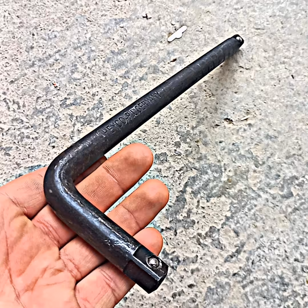 دسته ال دسته بکس مشکی فشار قوی کیفیت عالی درجه یک سنگین 45 سانت درایو1.2