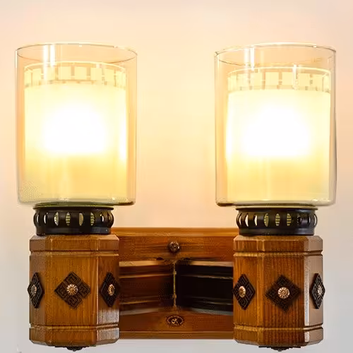 لوستر دیواری دارکار مدل پرنیا پس کرایه