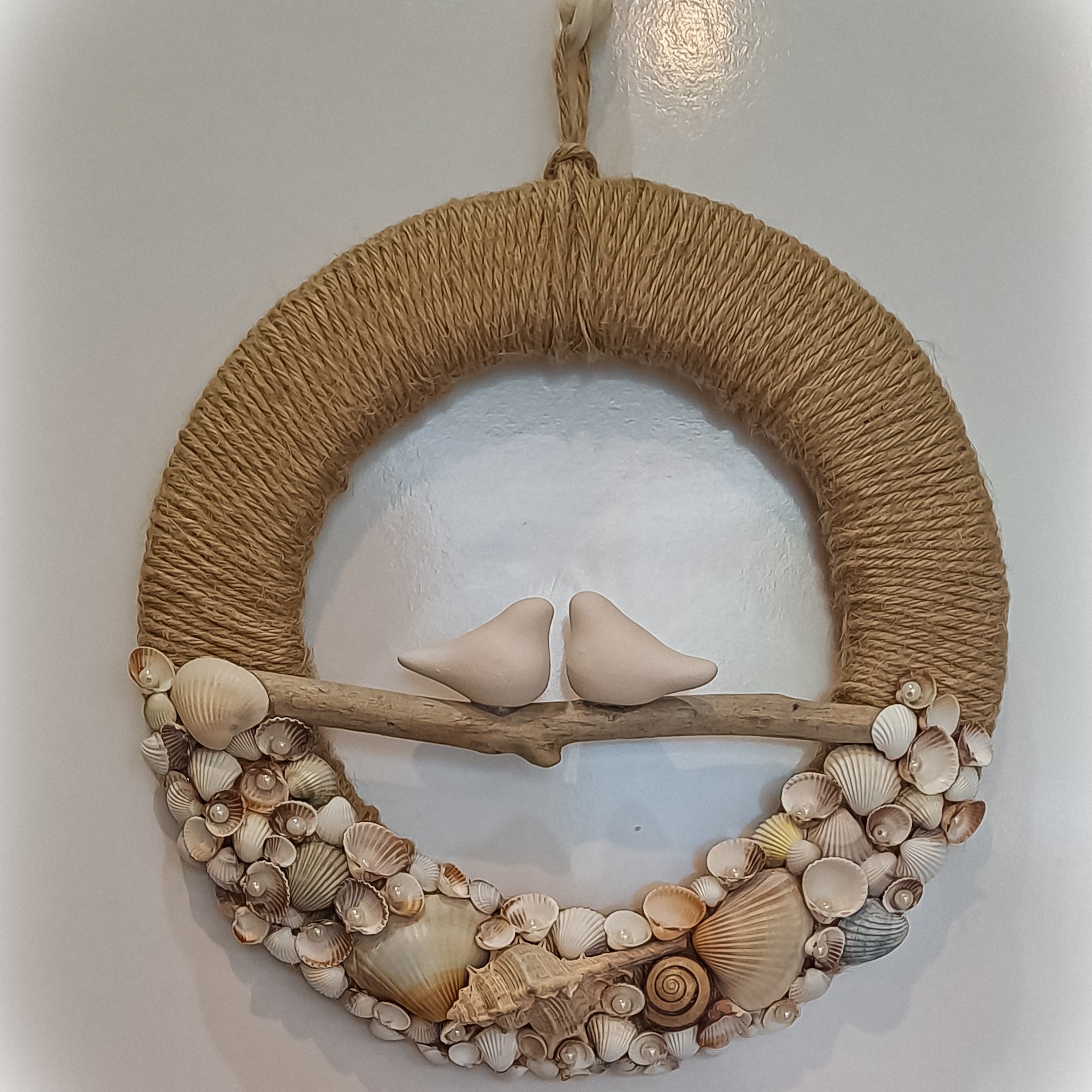 اویز دیواری کنفی قطر 25 cm