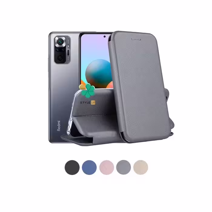 کیف کلاسوری چرمی گوشی شیائومی Xiaomi Redmi Note 10 Pro