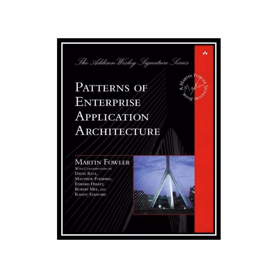 کتاب Patterns of enterprise application architecture