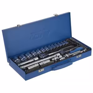 جعبه بکس 1/2 و 1/4 اینچ 60 پارچه نووا کد 7016