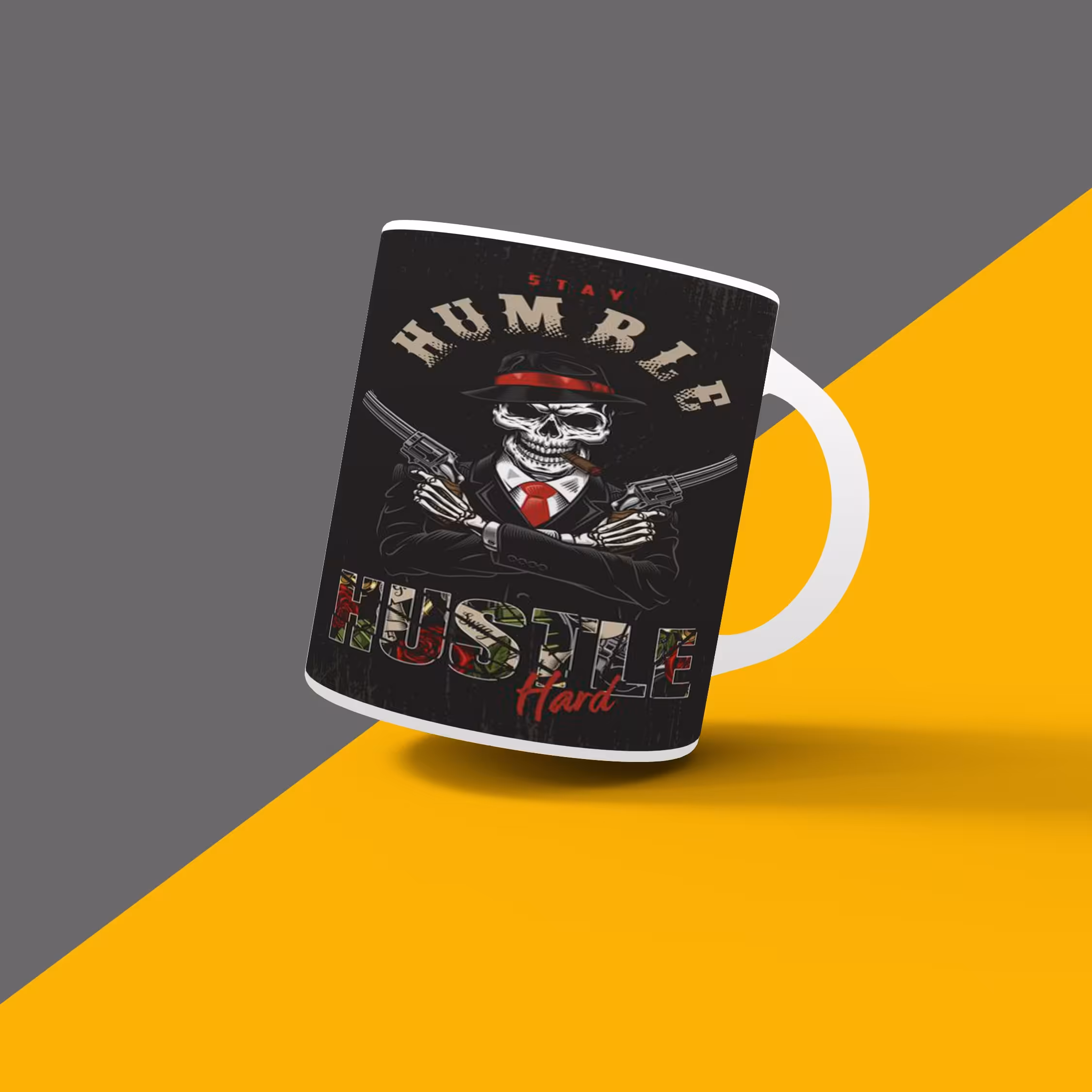 ماگ طرح خفن اسکلت کد398