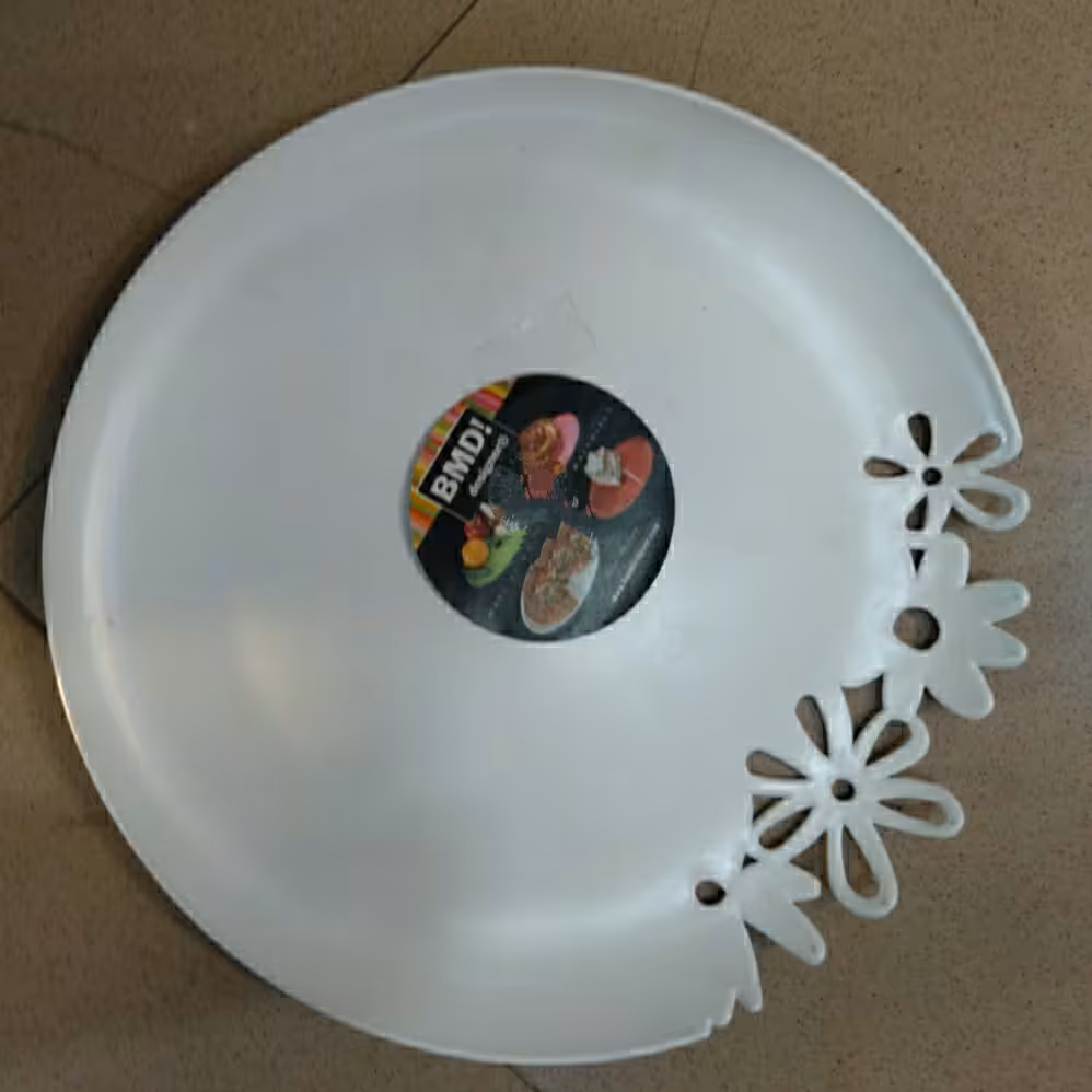 سینی گرد طرح دار