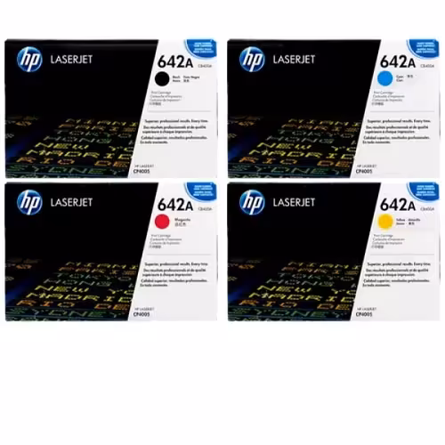 ست کارتریج 642A اچ پی چهار رنگ