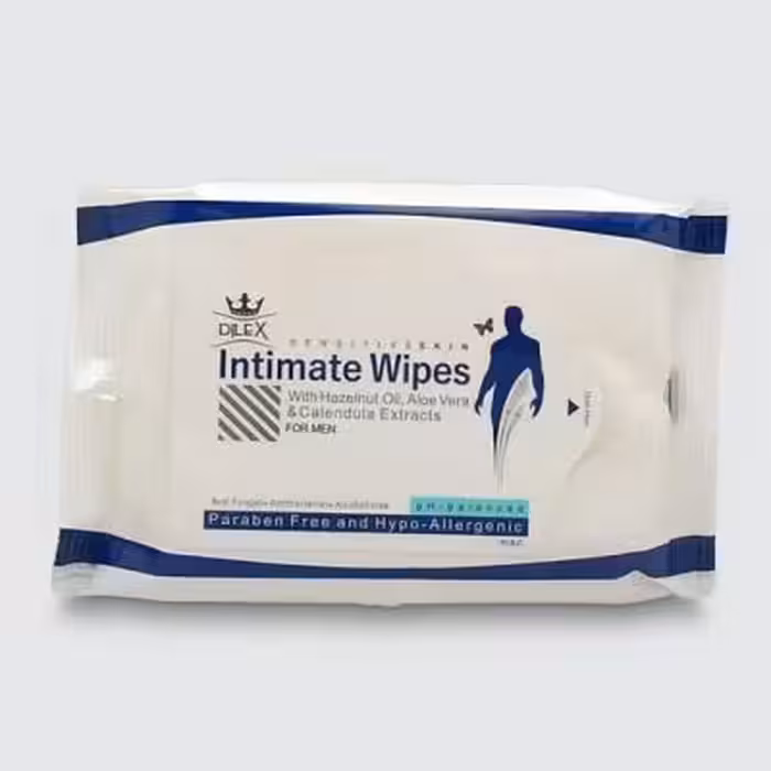 دستمال مرطوب بهداشتی مخصوص آقایان 20 عددی