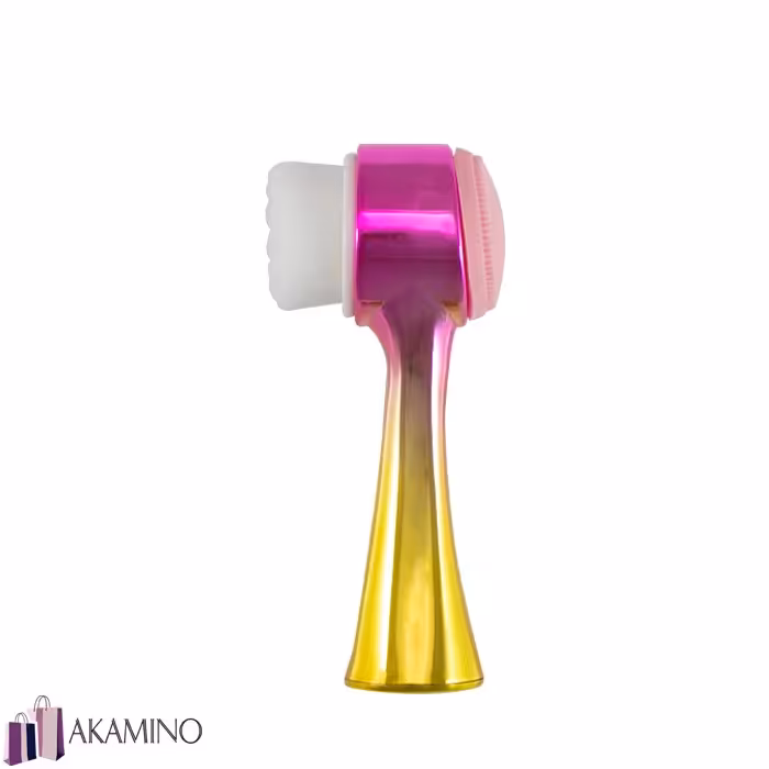 براش سیلیکونی صورت زرد و صورتی