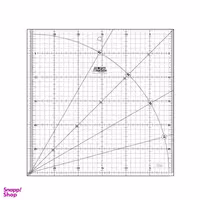 خط کش الفا مدل MQR 30x30 شفاف