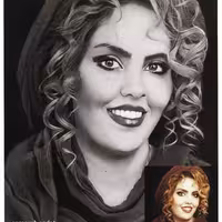 نقاشی پرتره (سیاه قلم)