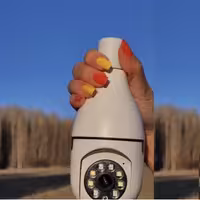 دوربین مداربسته چرخشی مدل لامپی رم خور