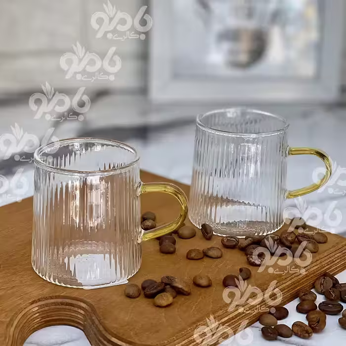 شات پیرکس شیاردار دسته رنگی تکی