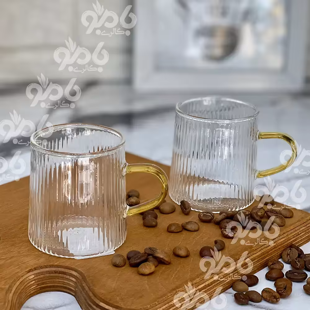 شات پیرکس شیاردار دسته رنگی تکی