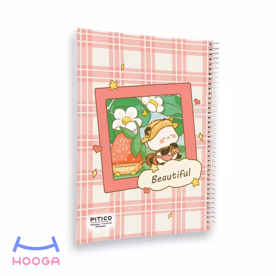 دفتر نقاشی سری Beautiful طرح 5