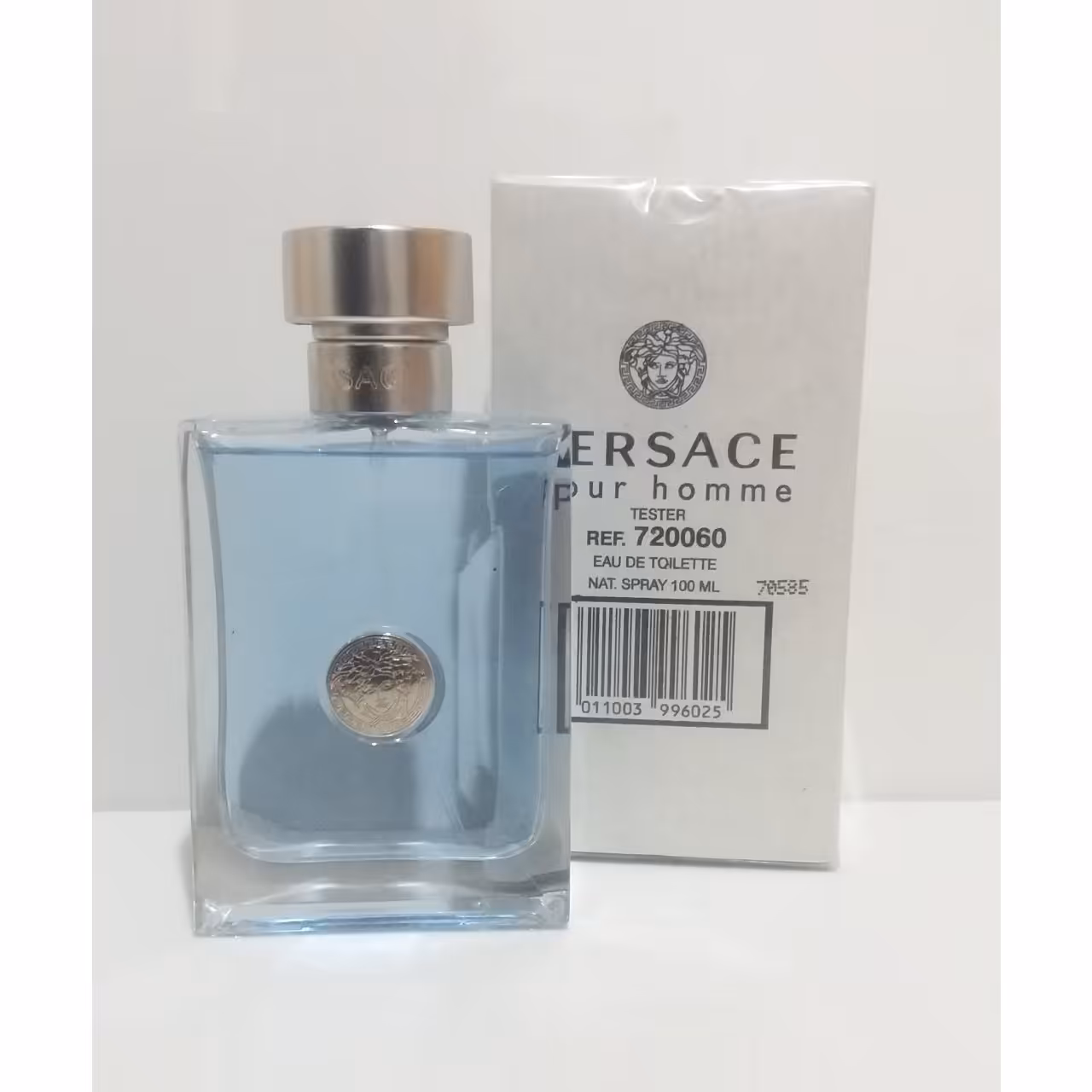 تستر ادو تویلت مردانه ورساچه مدل Versace Pour Homme حجم 100 میلی لیتر
