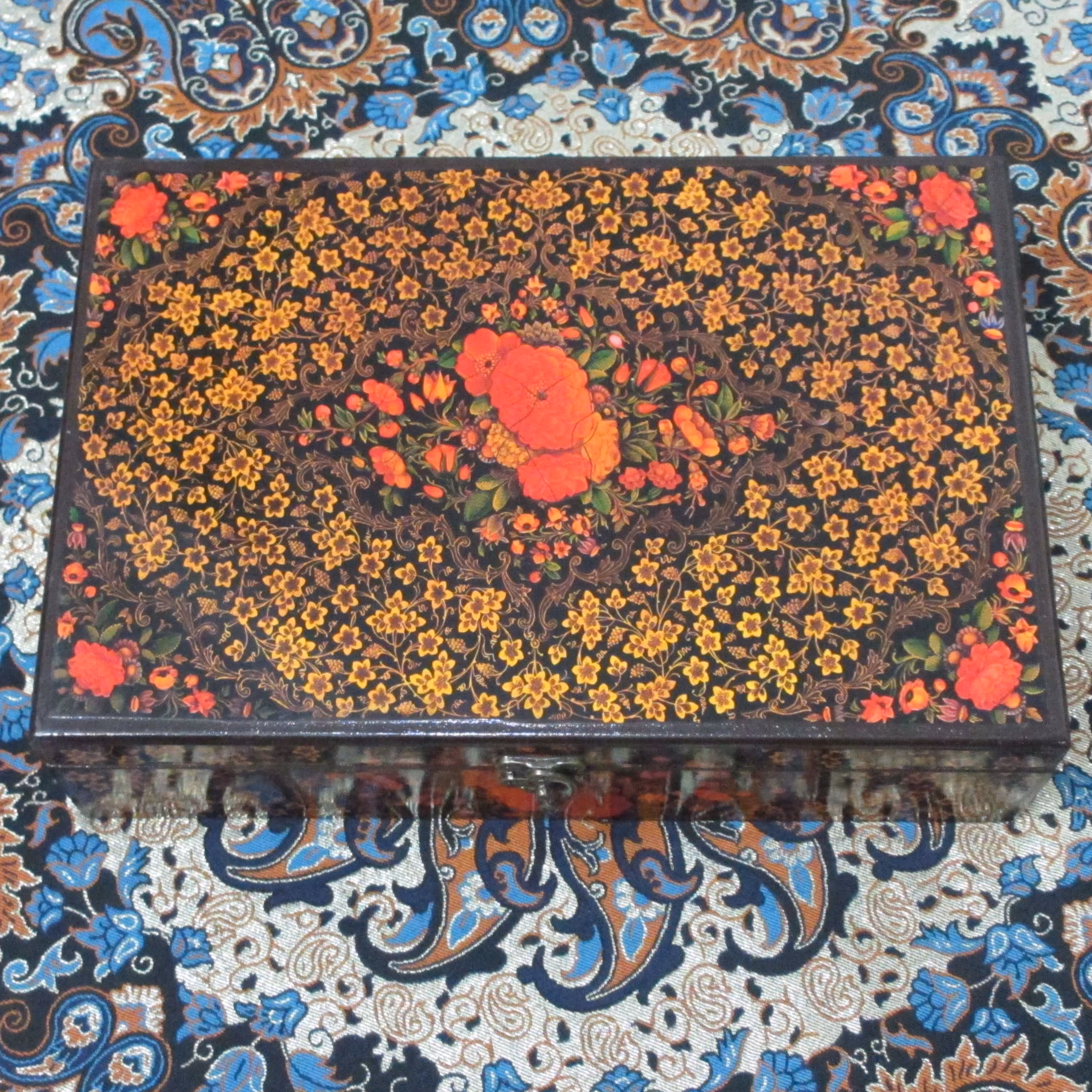 جعبه دمنوش سنتی ضد آب مستطیلی 20 در 30 طرح 1