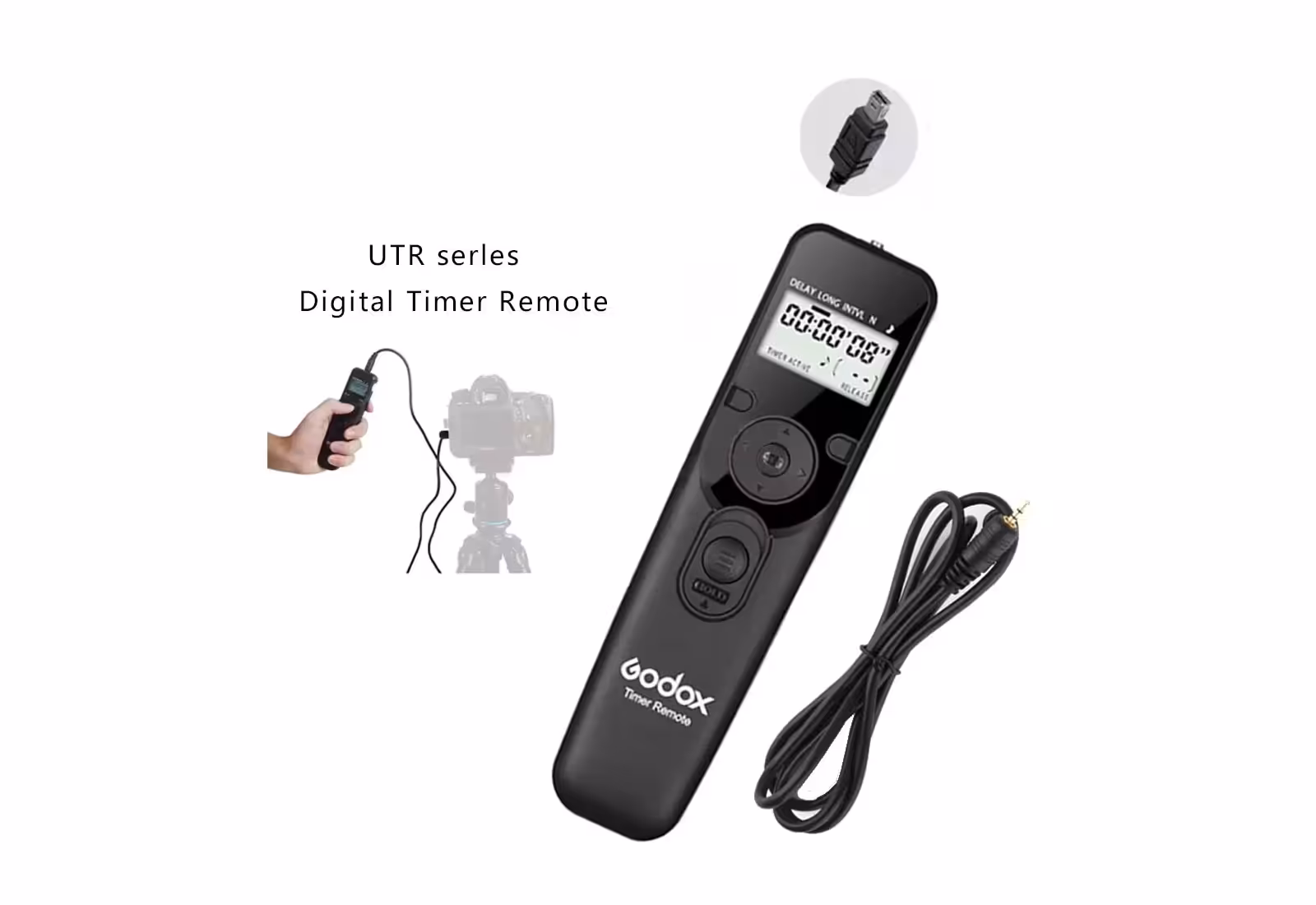 ریموت کنترل دوربین عکاسی Godox Digital Timer Remote UTR N3