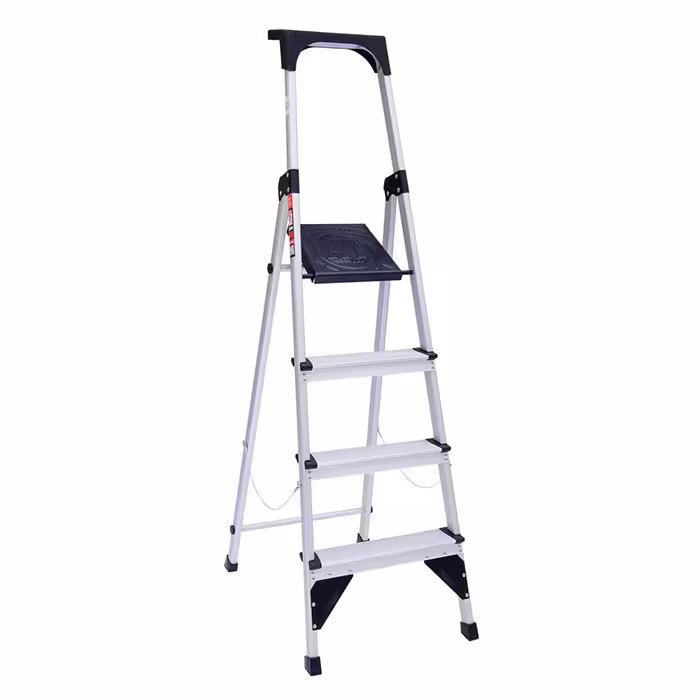 نردبان 4پله آلومینیومی اطلس آلوم پارس پله  (پس کرایه)