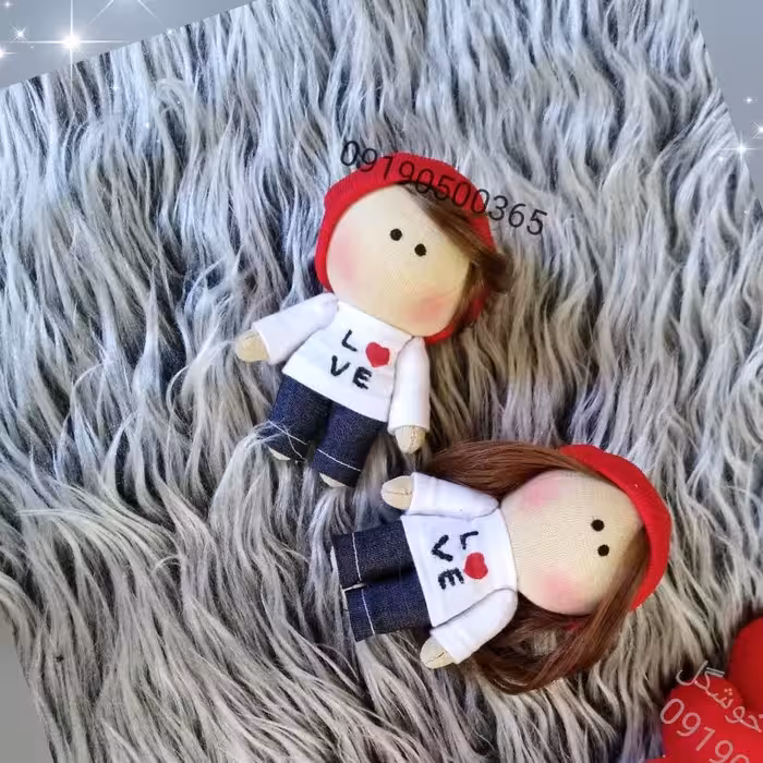 عروسک آویز و جاکلیدی زوج