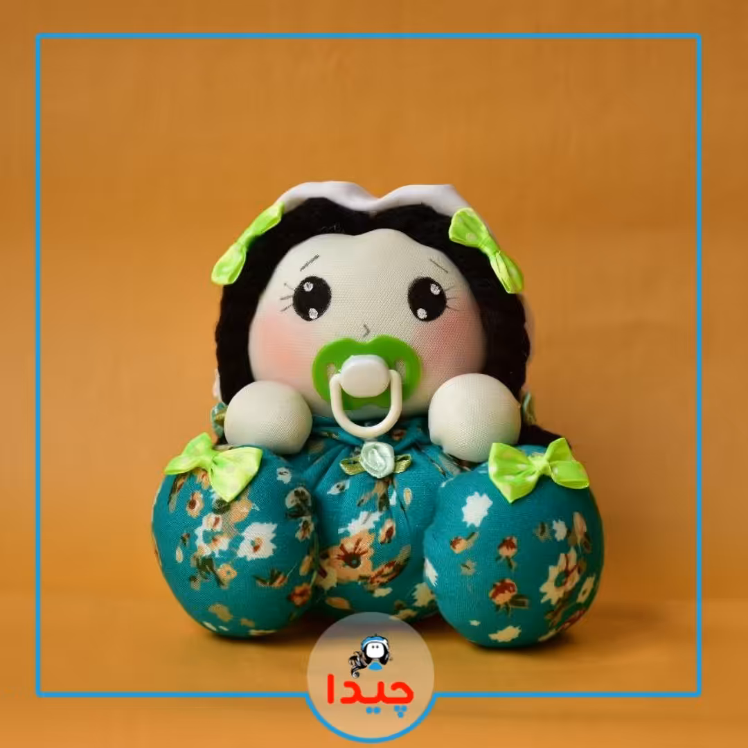 عروسک بقچه ای در سایز کوچک دست دوز قابل شستشو